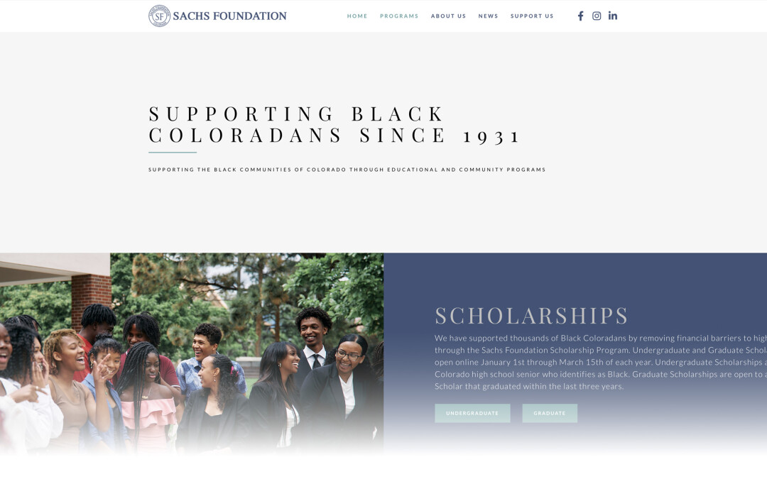 Application for the Sachs Foundation Scholarship Opens January 1